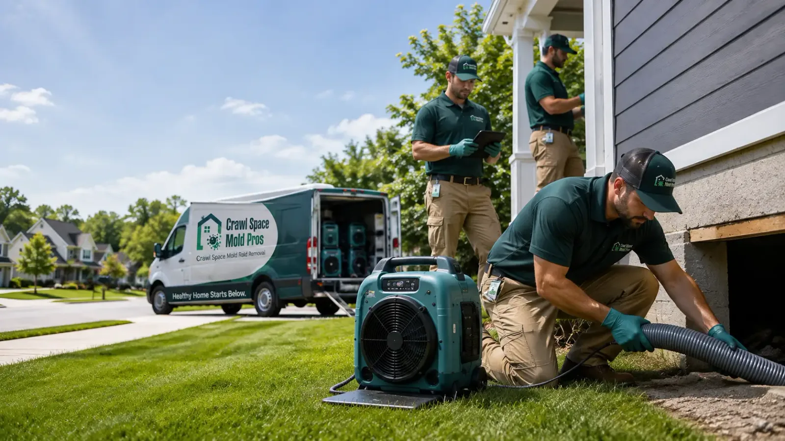 Crawl Space Mold Removal in Otter Lake, MI